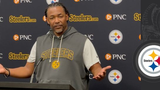 Graham laying the foundation taken in Pittsburgh